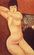 Amedeo Modigliani Reclining nude with Clasped Hand Spain oil painting artist